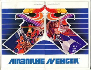 Airborne Avenger Atari flipper volantino / brochure / pubblicità - Foto 1 di 3