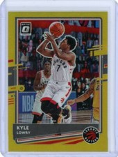 2020-21 Donruss Optic Basketball Gold Prizm #63 Kyle Lowry #10/10