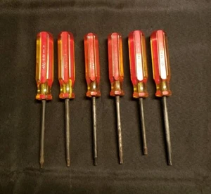 Juego de destornilladores Torx de mango duro Mac Tools 6 piezas ST10 ST15 ST20 ST25 ST27 ST30 D2 - Imagen 1 de 19