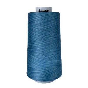 Signature Variegated 40 weight cotton thread 3000 yard cone- Blue Skies - Picture 1 of 1