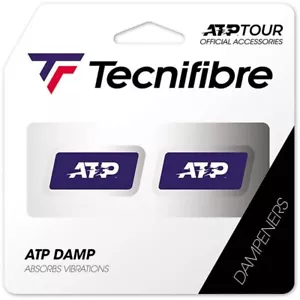 2x Smorzatori Tecnifibre ATP Damp World Tour Vibration Shock Absorbs - Blu - Foto 1 di 1