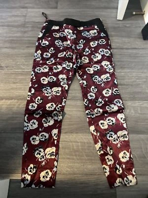 river island trousers Size 8 Purple /floral - Image 1 of 3