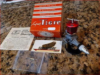 Super Tigre G-32  1. c.c  Diesel C/L-F/F Model Airplane Engine new with box - Image 1 of 4