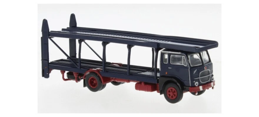 BREKINA 58485 Fiat 642 autocarro bisarca blu/rosso HO 1 87