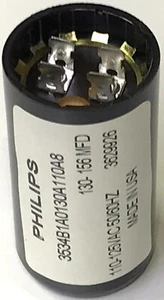 Philips 3534B1A0130A110A8, 130-156MFD, 110-125VAC 50/60HZ, 3629926, 156UF/125VAC - Imagen 1 de 5