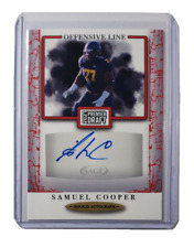 Samuel Cooper RC 2021 Sage Premier Draft Red Rookie Autograph Card #A187 AUTO