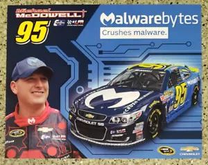 MICHAEL MCDOWELL #95 MALWAREBYTES CHEVY HERO CARD MINT CONDITION!!!!!!!!!!!!!!!! - Picture 1 of 2