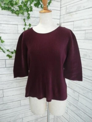 PLEATS PLEASE ISSEY MIYAKE Pleats Dark Red Bordeaux Top Size 3 - Image 1 of 4