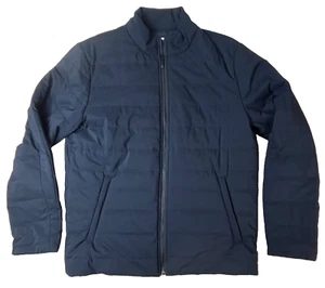 Nordstrom Puffer Navy Blue Jacket Women's Size M - Picture 1 of 14