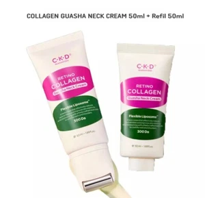 CKD RETINO COLLAGEN GUASHA NECK CREAM 50ml+Refil 50ml/K-BEAUTY - Picture 1 of 5