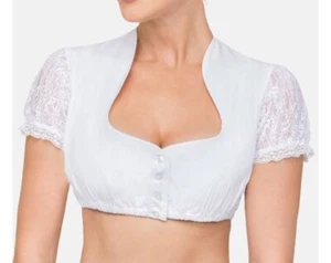 stockerpoint dirndlbluse Weiss Spitze Gr. 34 XS Neu Mit Etikett - Bild 1 von 3