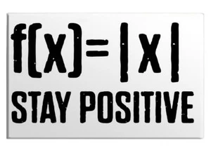 Mantente positivo matemáticas impresionante broma elegante números complejos imán nevera cocina - Imagen 1 de 2
