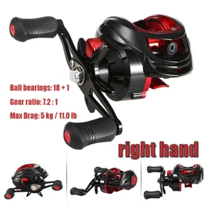 EXBERT Baitcasting Reel 18+1BB Ball Bearings Baitcasting Fishing Brake Q3B4 - Picture 1 of 10