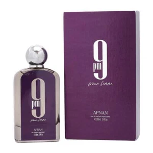 9 PM Pour Femme by Afnan 3.4oz/100ml for Women New Sealed ❤️ - Picture 1 of 6