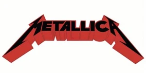 "Calcomanía adhesiva Metallica 6""x2,25"" música rock" - Imagen 1 de 1