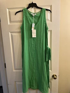 NWT Tommy Bahama Coral Isle Green Midi Dress Small $168 - Picture 1 of 4