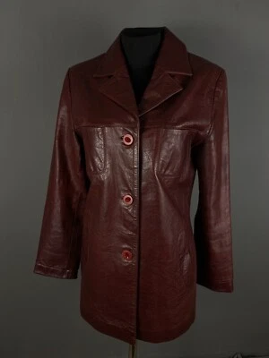 Gianfranco Ferre PELLE Vintage Leather Jacket Womens Red Size M - Image 1 of 4