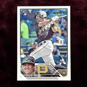 Drew Maggi 2023 Topps Baseball RC #26 MINT Pitt Pirates Rookie Jersey Phx Skenes - Picture 1 of 2
