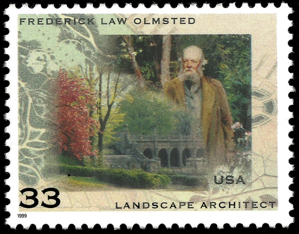 Scott 3338 - The 1999 33¢ Frederick Law Olmsted Issue - Mint, Never Hinged - Image 1 of 1