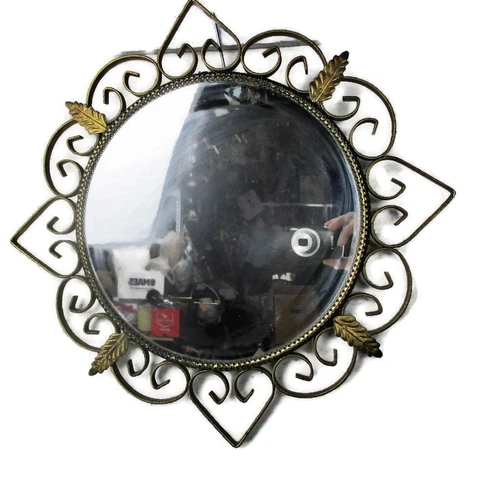 Retro Modernist Starburst Sunburst Metal Wall UK Mirror Mid Century Argentor Cover