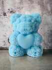 Scented Teddy Bear from soy wax with cotton wick. 100% handmade