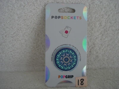 PopSockets PopGrip Butterfly Mandala Teal NUEVO Foto 1 de 3