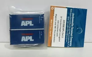 Jacksonville Terminal APL (Set-2) 20' Standard Height Containers 2-pack 205368 - Picture 1 of 1
