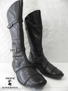 Bottes LUXAT NOXE marron FEMME cuir ville taille 40 boots black woman NEUF - Imagen 1 de 1