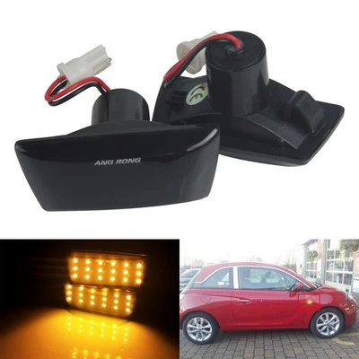 2X Orange Seitenblinker Repeater Blinker Opel Astra H Corsa D Zafira B Insignia - Bild 1 von 4