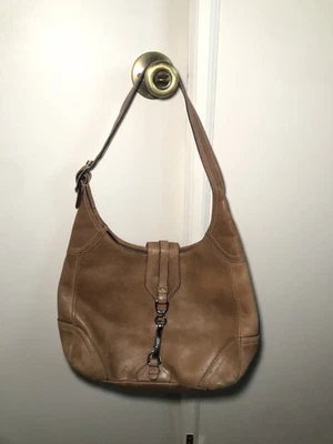 Bolso Hobo Vintage COACH Cuero Marrón Clip Western Y2K J05S-8A67 Envío Rápido Foto 1 de 4