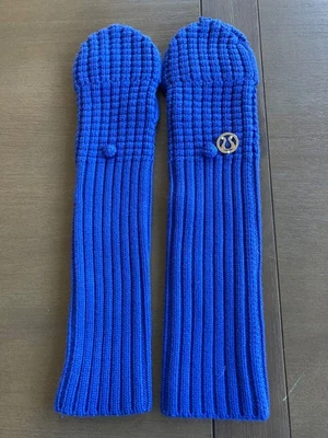Длинные перчатки/рукавицы Lululemon без пальцев королевский синий один размер - Изображение 1 из 4