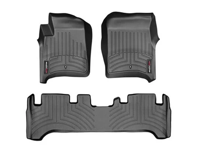 Forro de piso WeatherTech para Lexus LX 1996-1997 - 1ª y 2ª fila, negro Foto 1 de 4