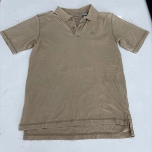 Vtg 90s NIKE ACG Polo Shirt Mens Mens Khaki, Short Sleeve Sun Protection Size S - Picture 1 of 8