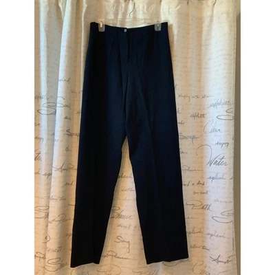 Pantalones negros de pierna recta Armani Collezioni - talla 6 Foto 1 de 3