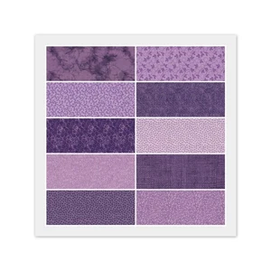 LILA & LT LILA 100 % Baumwollstoff - 40) 5" CHARM PACK oder 20) 10" LAYER CAKE - Bild 1 von 13