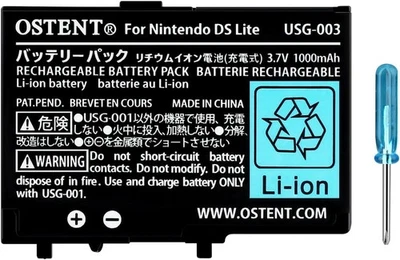 OSTENT 3.7V 1000mAh Rechargeable Li-ion Polymer Lithium-ion Battery  - Image 1 of 4