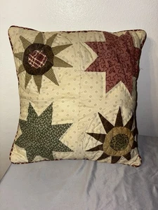 Heirloom Patchwork Star Standard Pillow L1130 - Picture 1 of 13