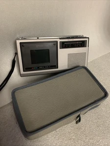 Vintage Epson ET-10 Portable Mini Television & Case Parts or Repair Estate Sale - Picture 1 of 18