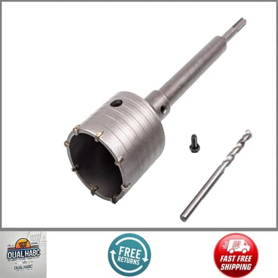 CERTBUY 2-1/2" Concrete Hole Saw 65mm SDS Plus Shank Drill Bit for Brick Cement Stone