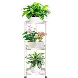 3 Tier Metal Plant Stand Indoor, Corner Tiered Round Plant Stand for Indoor M... - Picture 1 of 8