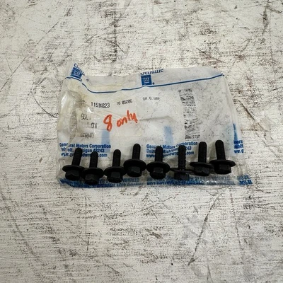 Lote De 8 Nuevos Genuinos OEM GM 11514623 M6x1x20 Multiusos Perno Chevy Foto 1 de 4