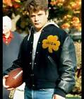 University Of Notre Dame Rudy Irish Wool & REAL Cow Leather Sleeves Jacket