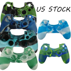 PS4 Controller Gamepad Console Case for Sony PlayStation Rubber Gel Skin Case US - Picture 1 of 31