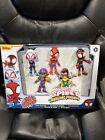 NEW Marvel Spidey And His Amazing Friends Web Squad 5 Action Figure Collection