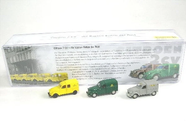 Set-Citroen 2 CV-Kasten Anatra Della Posta - Immagine 1 di 1