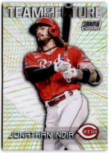 2022 Stadium Club Chrome Team of the Future Holo #TOF-5 JONATHAN INDIA  Reds