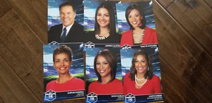 2019 CBS 46 ATLANTA SUPER BOWL PROMO CARD SET OF 6 GABLES GREER HUTCHINS ALSTON - Picture 1 of 1