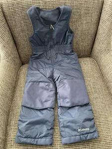 Columbia Snow Bib Pants Kid’s 4T Adjustable Length Blue Bib Overalls - Picture 1 of 9