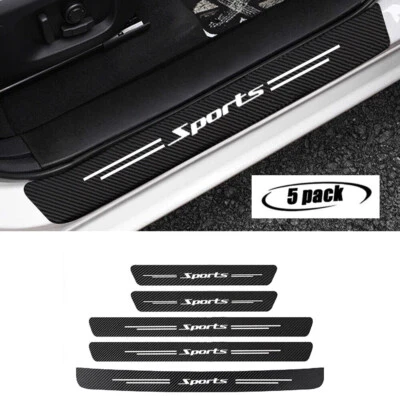 5PCS For Nissan Car Door Plate Sill Scuff Anti Scratch Decal Sticker Protector - image 1 of 4