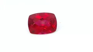 12.90ct Loose Faceted Emerald Cut Lab Created Ruby Gemstone 16 x 12mm - Picture 1 of 4